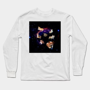 Space Corgis Long Sleeve T-Shirt